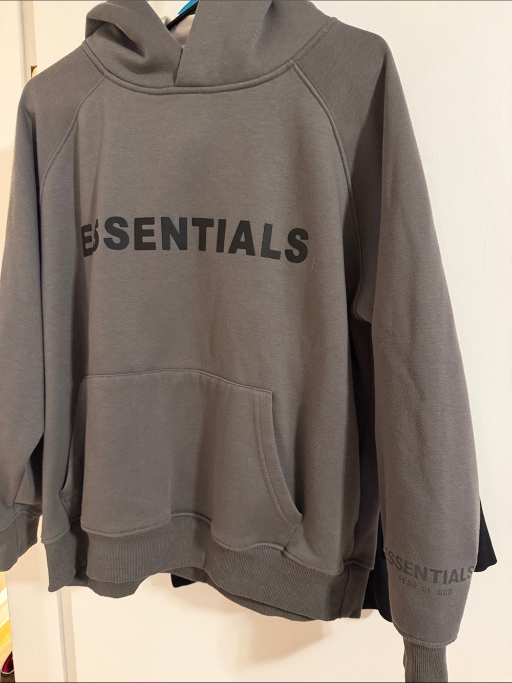Essentials  Hoodie - Gray size small but fits large would fit small-large